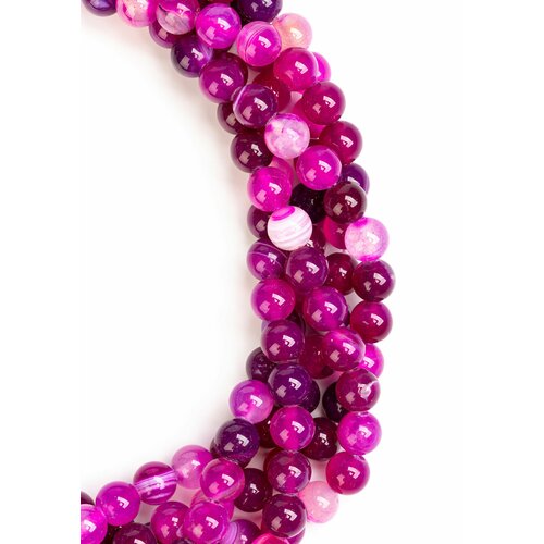 Бусины из натурального камня агат 8 мм для творчества