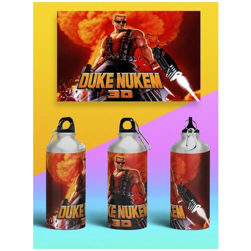 коврик для мыши duke nukem 2 Бутылка спортивная, туристическая фляга, 500мл duke nukem - 2