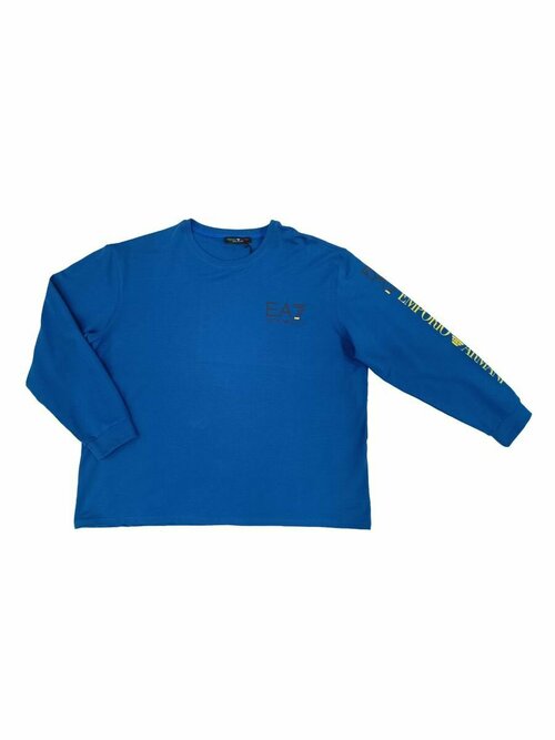 Пуловер , размер 5XL, синий