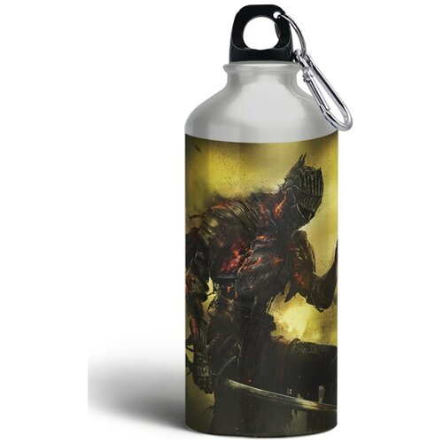 фото Бутылка спортивная/туристическая фляга игры dark souls дарк соулс - 5345 ф brutbottle