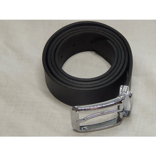 фото Ремень натуральная кожа, металл, для мужчин, размер 120, длина 120 см., черный k. rudakoff