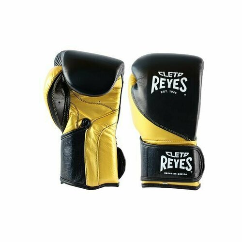 Боксерские перчатки Cleto Reyes E700 Black/Gold 16oz