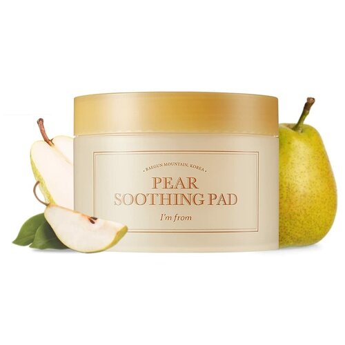 I'm From Пэды-тонер с эффектом охлаждения для раздраженной кожи - Pear soothing pad, 125мл