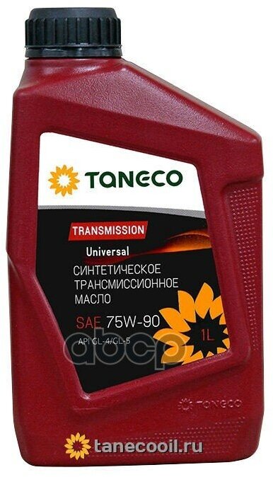 Масло Трансмиссионное Taneco Transmission Universal, Sae 75w-90, Api Gl-4/Gl-5, 1 Л Taneco арт. 4650229680369