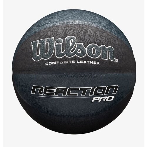 Баскетбольный мяч Wilson REACTION PRO Comp разм.7 (Композитная кожа, Wilson, 7, Черно-синий) 7