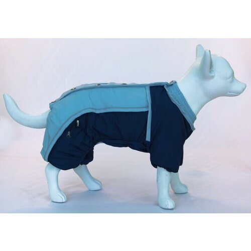 Одежда G.K.dog комбинезон двухцветный на кнопках со светоотражающими полосами 40033уМ