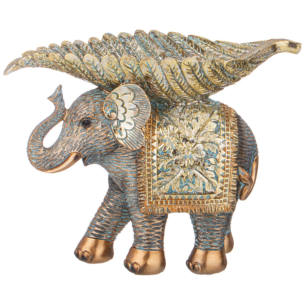 Фигурка декоративная слон 29,5х12,5х23см (181727)