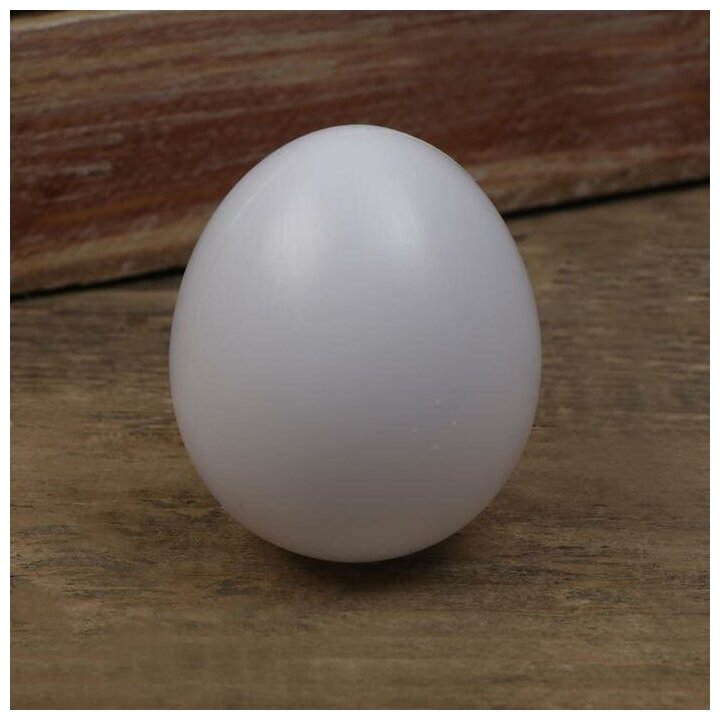 Яйцо искусственное подкладное, для кур, 1 шт., белое. В наборе 5шт. - фотография № 3