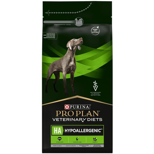 Сухой корм для собак диетический PRO PLAN VETERINARY DIETS HA Hypoallergenic, 1.3 кг х 4 шт