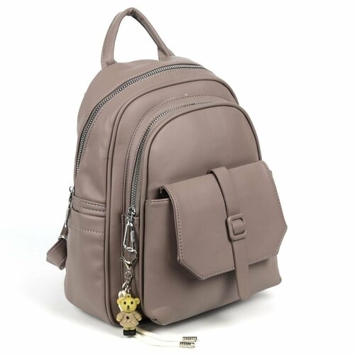 фото Рюкзак ао6851 серый, фактура гладкая, серый piove