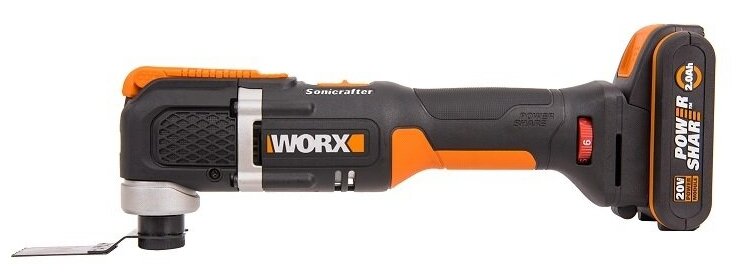 Реноватор аккумуляторный WORX Sonicrafter WX696, 20В, 2Ач х1, кейс