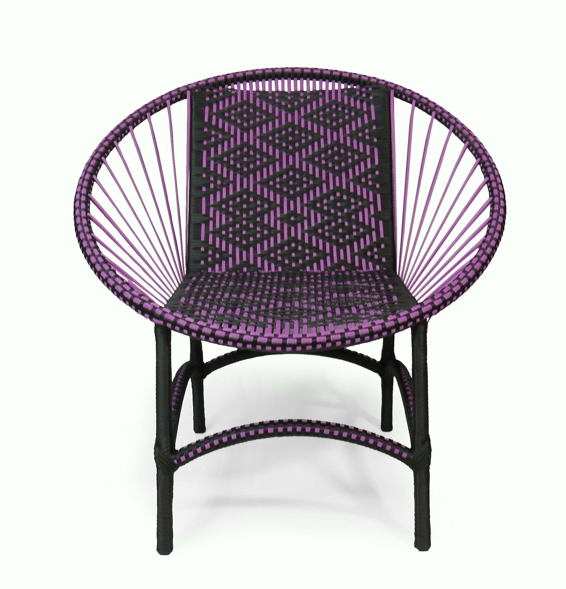 фото Круглое садовое/интерьерное кресло из искусственного ротанга Сфера