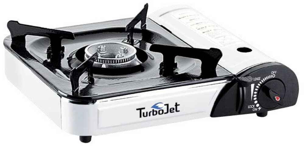 Плитка туристическая с регулятором пламени Turbojet TJ300G-B