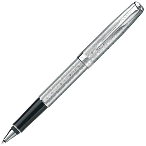 Ручка роллер Parker Sonnet Chiselled T532, Silvery CT (R0789020)