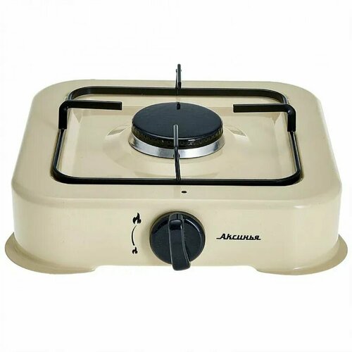 Плита газовая настольная 1 конфорка бежевая Аксинья КС-105 228000₽