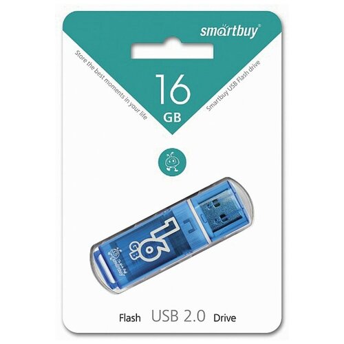 Флеш-накопитель USB 8GB Smart Buy Glossy синий