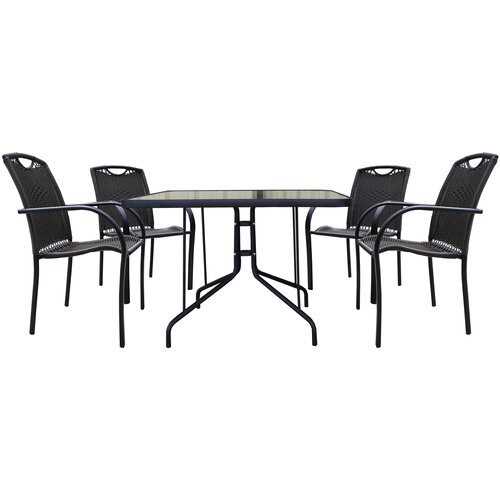 Набор мебели Кафе 5 арт.МТ-НК-001 коричневый, без м/э 