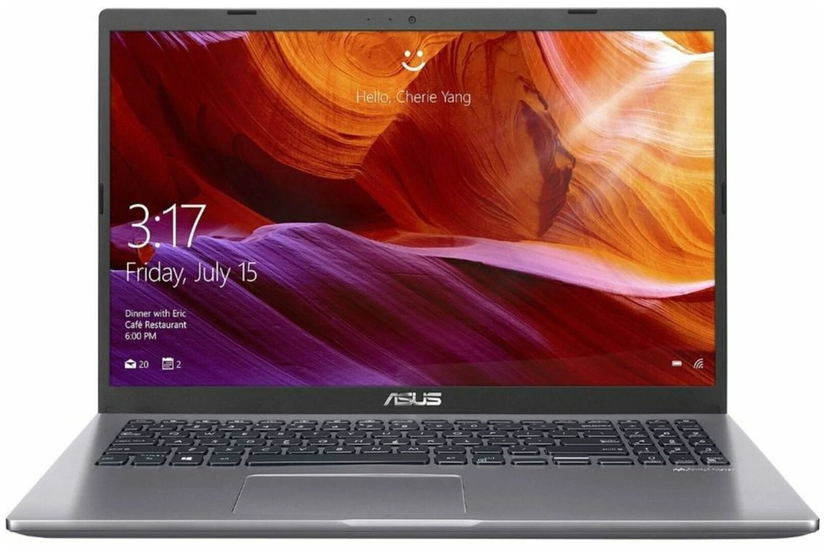 Ноутбук ASUS X509FA-BR949T i3-10110U/4GB/256GB SSD/15.6"/Win10 silver(90NB0MZ1-M18860)