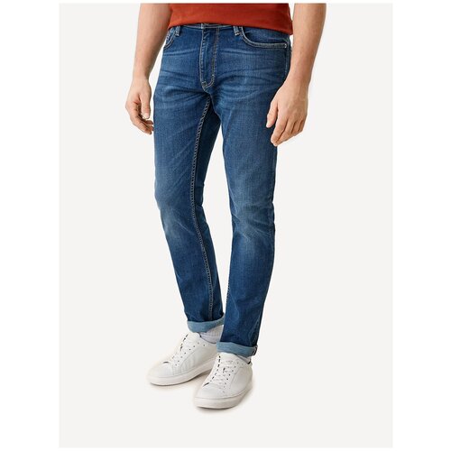 Брюки (джинсы) мужские, s.Oliver, артикул: 130.10.111.26.180.2106617, цвет: синий (55Z5), размер: 36/34
