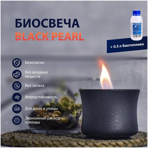 Комплект Биосвеча из керамики PEARL+ биотопливо Lovinflame