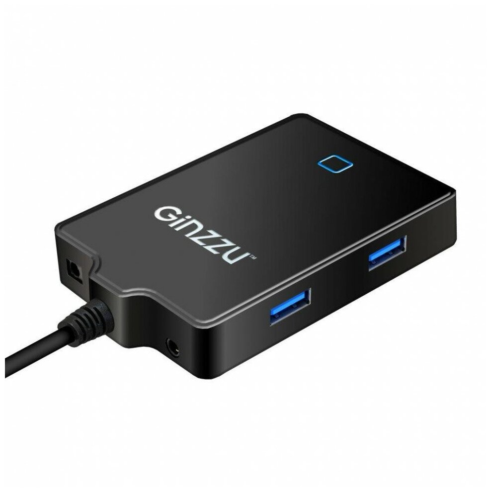 Хаб Ginzzu GR-770UB Type C - 4xUSB30/HDMI/VGA/Audio Output