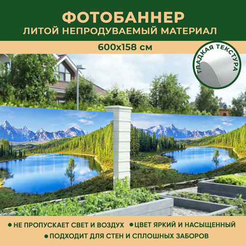 Фотобаннер Мечта для стен и сплошных заборов 600x158 см, 