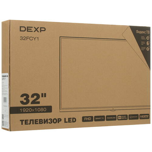 Телевизор 32" (81 см) LED DEXP 32FCY1 черный — фото 12