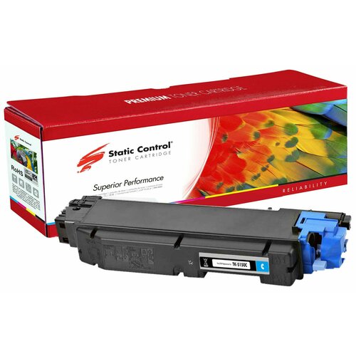 Static Control 002-08-S5150C картридж лазерный (Kyocera TK-5150C - 1T02NSCNL0) голубой 10000 стр
