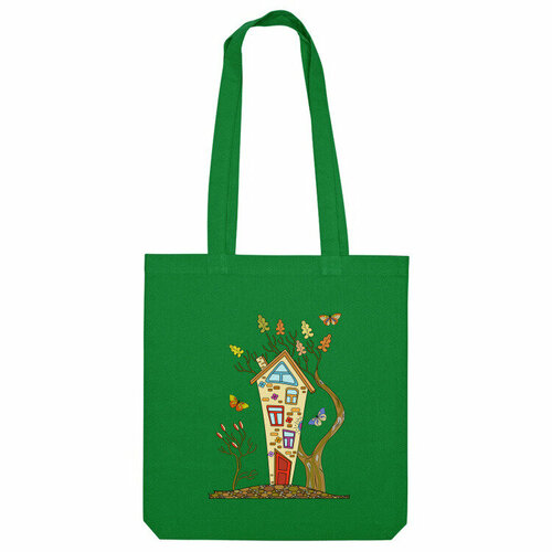 фото Сумка шоппер us basic, зеленый