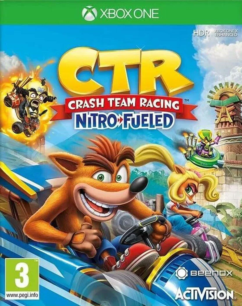 Игра Crash Team Racing Nitro-Fueled [Английская версия] Xbox One
