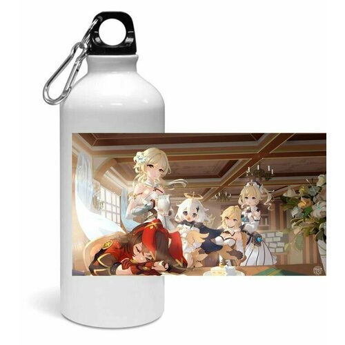 фото Спортивная бутылка genshin impact, геншин импакт №2 goodbrelok