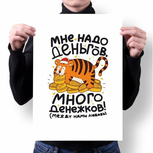 Плакат GOODbrelok А4 Принт Новый Год 2022 - 39 280₽