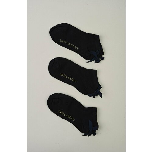 Носки Katia & Bony, 3 пары, размер 9-12, черный