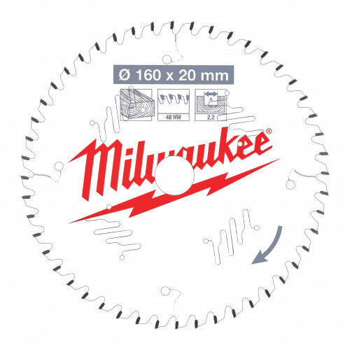 MILWAUKEE D160x2.2х20мм, Z48 ATB 4932471291