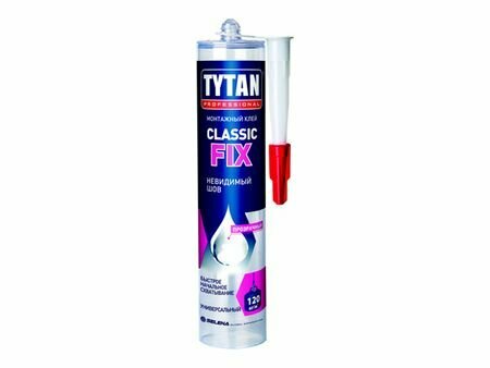 Клей монтажный Tytan Professional Classic Fix, 310 мл, прозрачный - фотография № 3