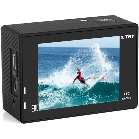 Экшн-камера X-try XTC180 EMR, 4K, WiFi, черный