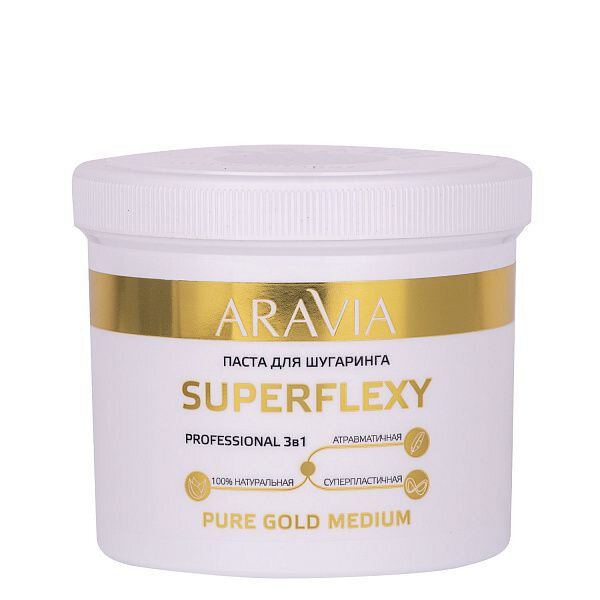 "ARAVIA Professional" Сахарная паста для шугаринга superflexy pure gold, 750 гр