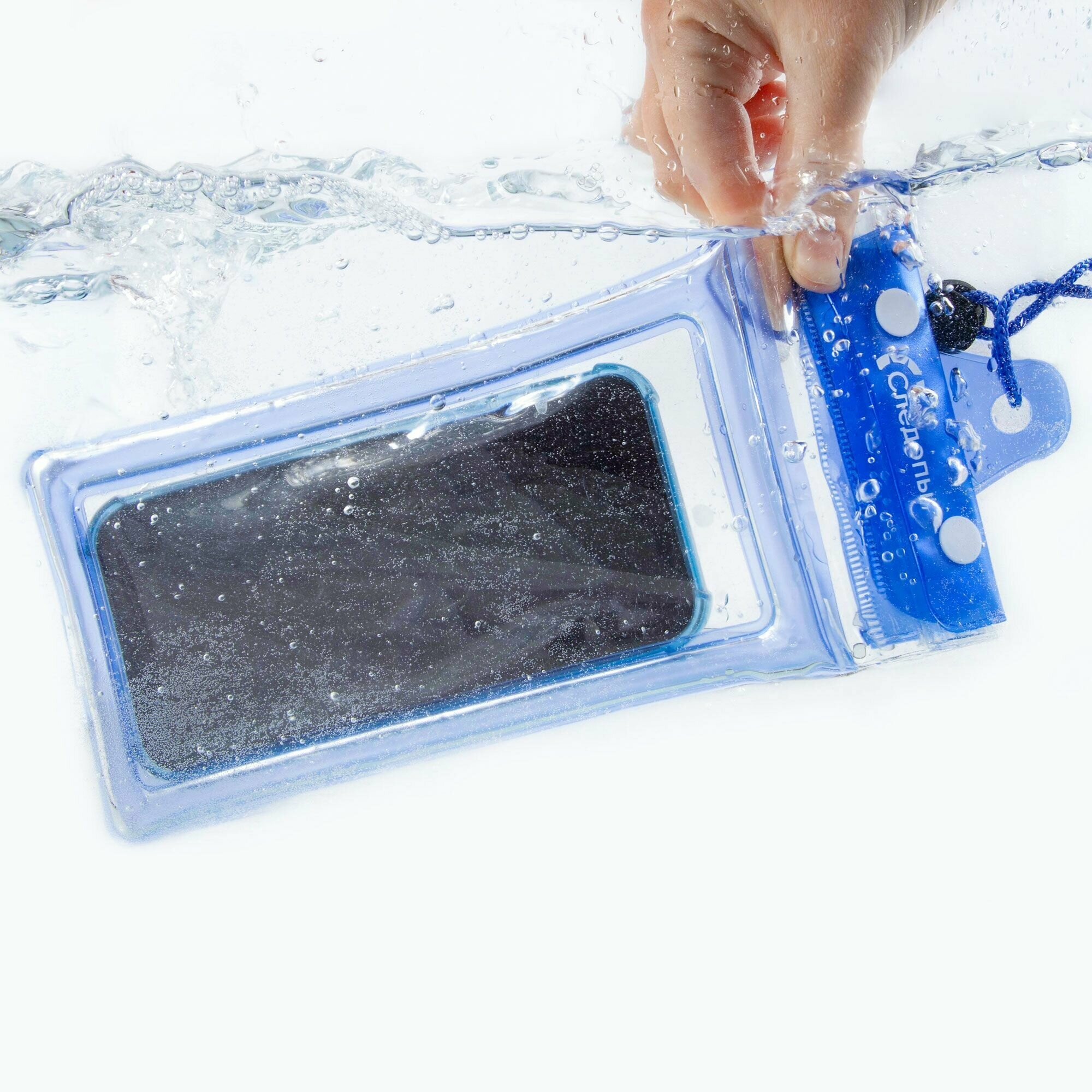 Чехол водонепроницаемый "следопыт" для смартфонов и документов, голубой
