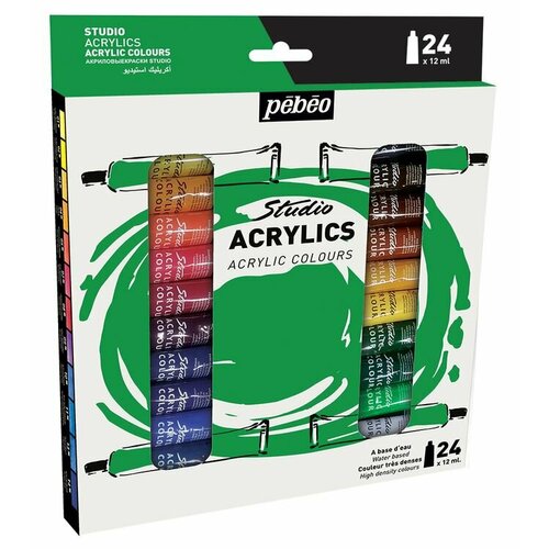 Набор акриловых красок Pebeo Studio Acrylics, 24 цвета