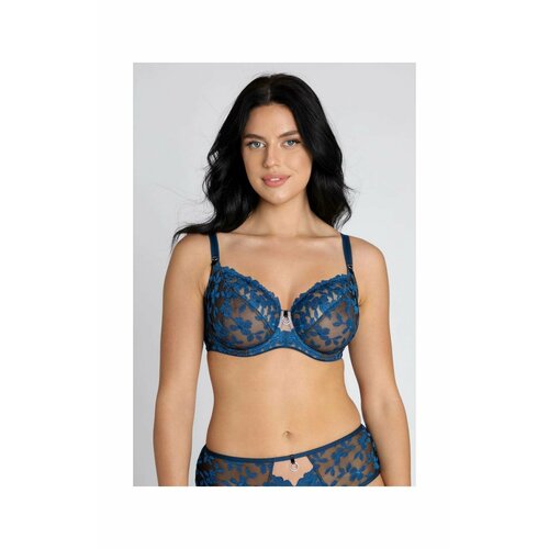 Бюстгальтер subtille чашка мягкая размер 80E синий 4490₽