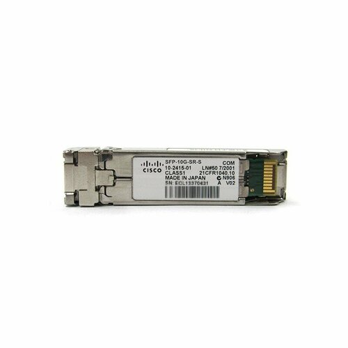 Трансивер Cisco SFP-10G-SR-S sfp 10g sr v03 cisco 10 2415 03 850nm 10gbase sr sfp многорежимный модуль