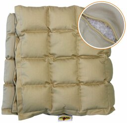 Утяжеленное одеяло (полимер) 115*145 см, 6.9 кг цвет бежевый ОМТ-10.1