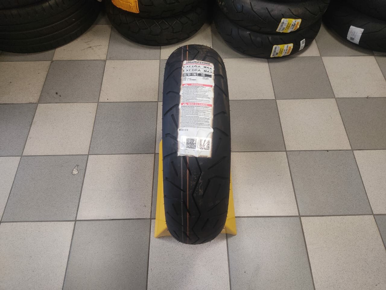 Мотошина / шина для мотоцикла Bridgestone Exedra Max 160/80-15 74S Rear TL — фото 5