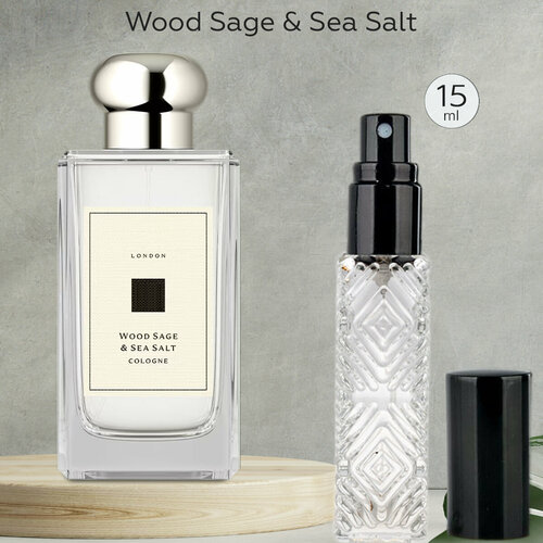 Gratus Parfum Wood Sage Sea Salt духи унисекс масляные 15 мл (спрей) + подарок gratus parfum oud wood духи унисекс масляные 15 мл спрей подарок