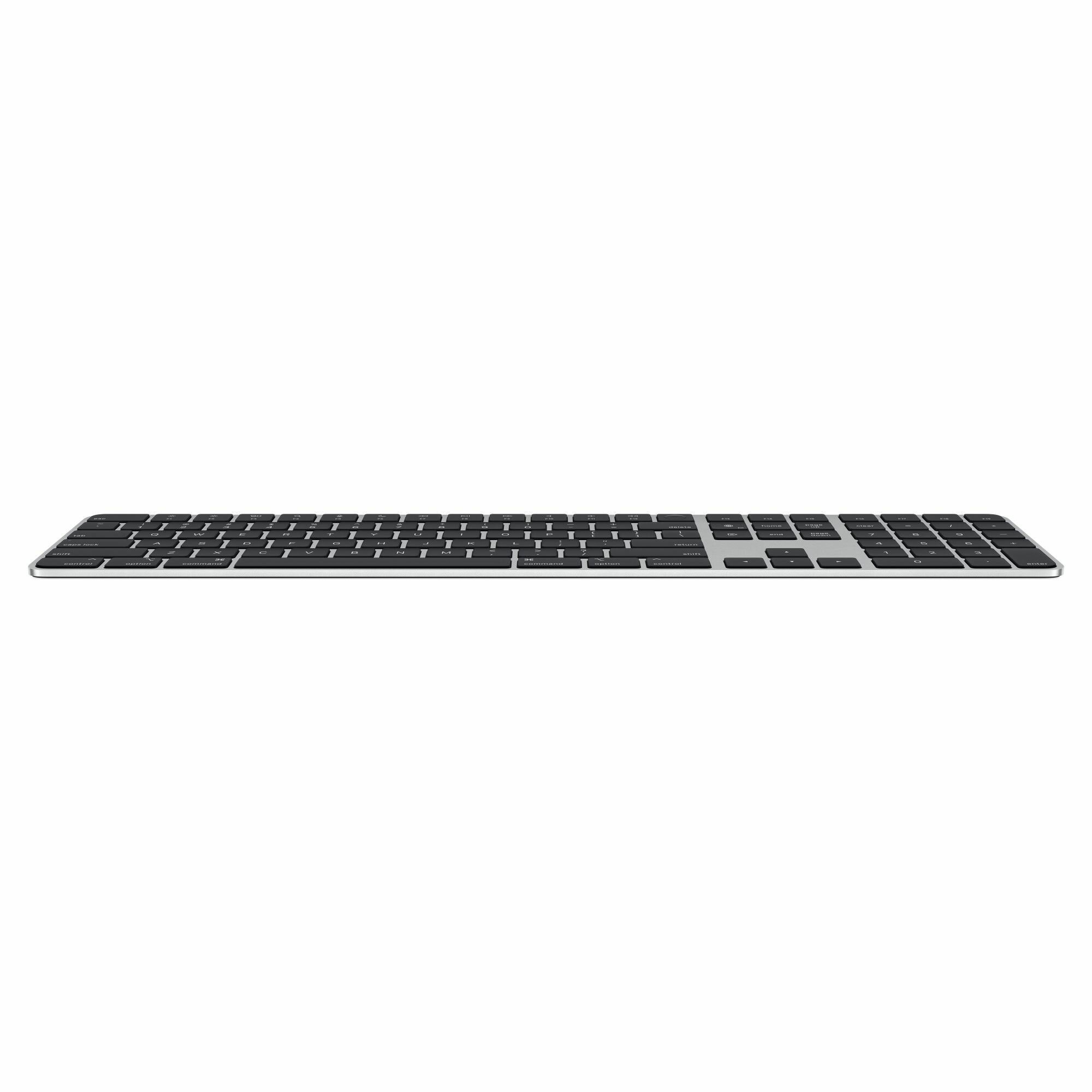 Клавиатура Apple Magic Keyboard with Touch ID and Numeric Keypad, беспроводная, серый [mk2c3rs/a] - фото №6