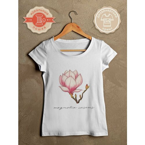 фото Футболка фулпринт, размер 4xl, белый