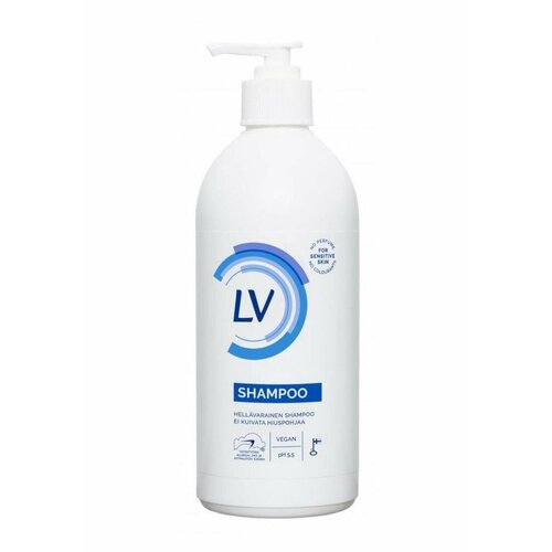 LV Shampoo. Шампунь для мягкого очищения всех типов волос, 500 мл (Финляндия)