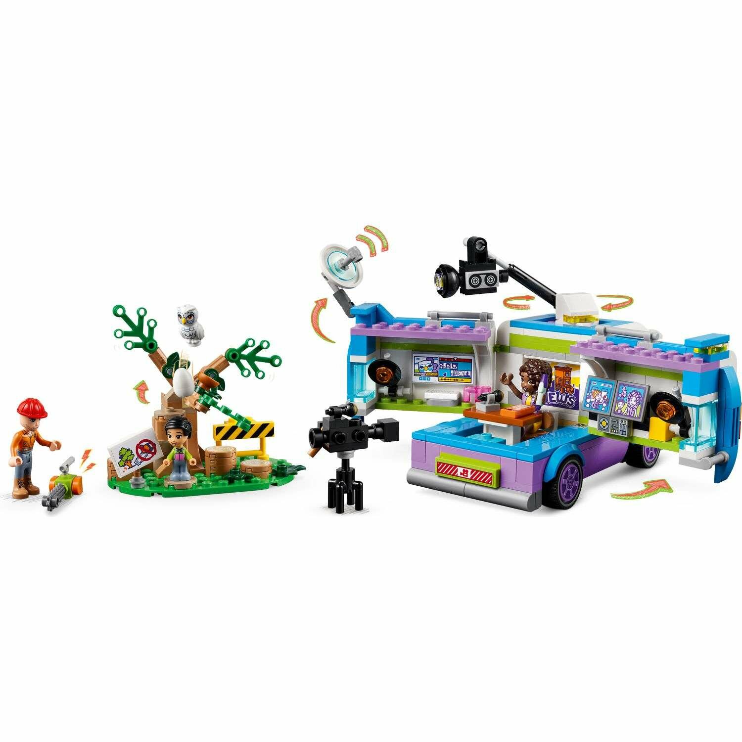 Конструктор LEGO Friends 41749 Фургон отдела новостей