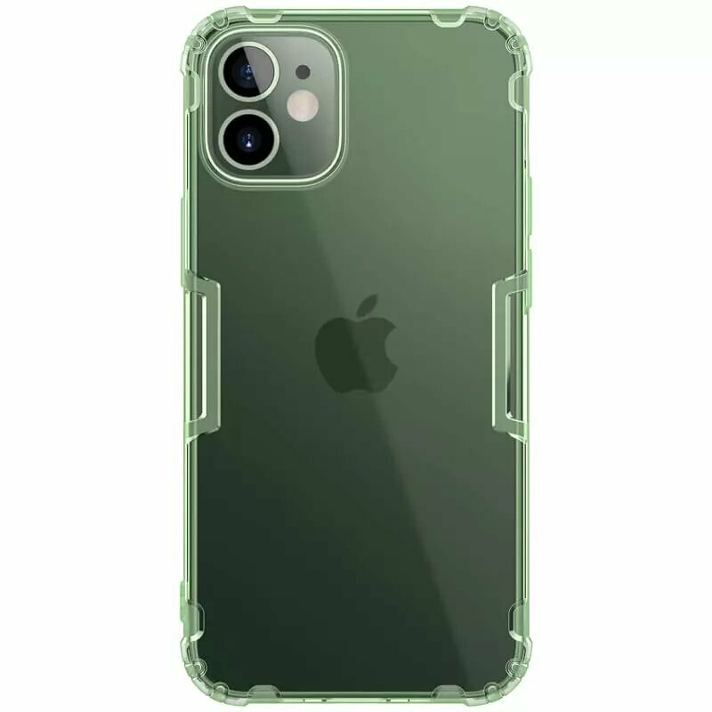 Накладка Nillkin Nature TPU Pro Case силиконовая для Apple iPhone 12 mini зеленая