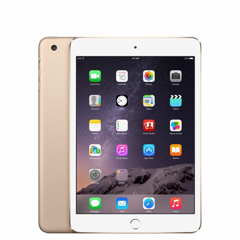 7.9" Планшет Apple iPad mini 3 (2014), 16 ГБ, Wi-Fi, золотой